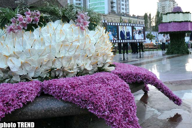 Bakı parklarında Gül bayramı keçirilir - FOTOSESSİYA